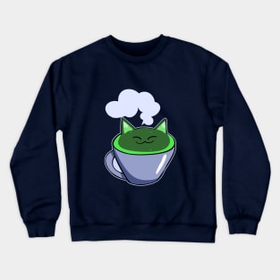 Tea CAt Crewneck Sweatshirt